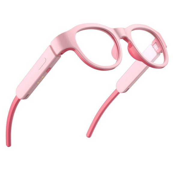 Smart Glasses for Kids Girls Boys,Bluetooth Glasses, Anti Blue Light,7-Color RGB Light Strip, IPX4 Waterproof Kids Blue Light Glasses, Toys Gifts for Kids Aged 4-10