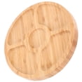 thumbnail image 1 of Bandejas Catering Postre Plato para servir Plato de madera dividido Fruta Rectángulo Decorar, 1 of 6