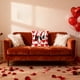 thumbnail image 5 of Decoración Del Día de San Valentín Corazón Decorativo Tirar Almohada Cubierta 45x45cm Poliéster Rojo Regalos Del Día de San Valentín para Parejas Sofá Sofá Cojín Cubierta, 5 of 6