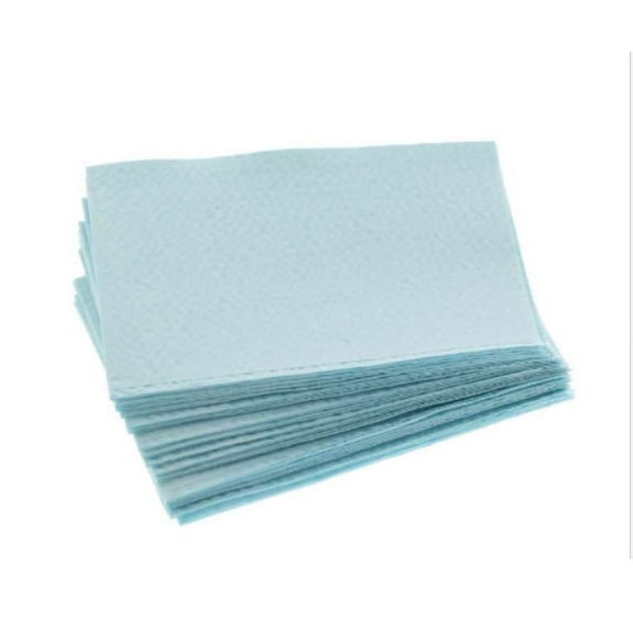 Crosstex WEXABL Advantage Dental Patient Bibs 2-Ply 13 X 18 Blue 500/Pk