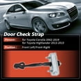 thumbnail image 3 of Correa de Verificación de Puerta Frontal Izquierdo/Derecho No.686100E120 para Toyota Corolla 2002-2019 y Toyota Highlander 2013-2015, Limitador de Bisagra de Puerta 1Pc, 3 of 6