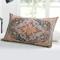thumbnail image 5 of Rustic Boho Throw Pillow Cover,Ethnic Turkish Floral Vintage Geometric Multi Rectangle Decorative Pillow Case Protector Soft Cushion Cover Lumbar Pillowcase for Couch Sofa Bedroom Car Decor 12x20 In, 5 of 8