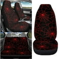 thumbnail image 2 of Qpednta Halloween Spider Web Automobile Seat Cover Sets Front Seat Protector Carseat Rear Split Bench Cover Universal Car Seat Cover Vehicle Seat Cover 4pcs Easy to Install, 2 of 7