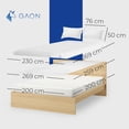 thumbnail image 5 of Juego de Edredon y Sabanas King Size Set de 6 Piezas para Cama Elegante Ultrasuave con 2 Fundas de Almoahada Blanco Gaon, 5 of 5