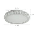 thumbnail image 4 of 14 inch Crystal LED Ceiling Light, Round 38W 1280LM 3 Color Temperatures Embedded Ceiling Light, 4 of 8
