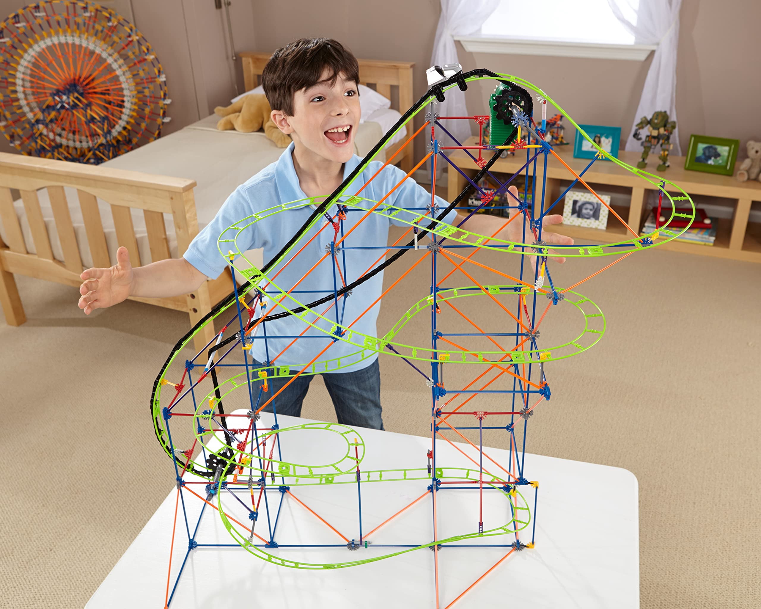 K'NEX TYPHOON FRENZY ROLLER COASTER BUILDING SET