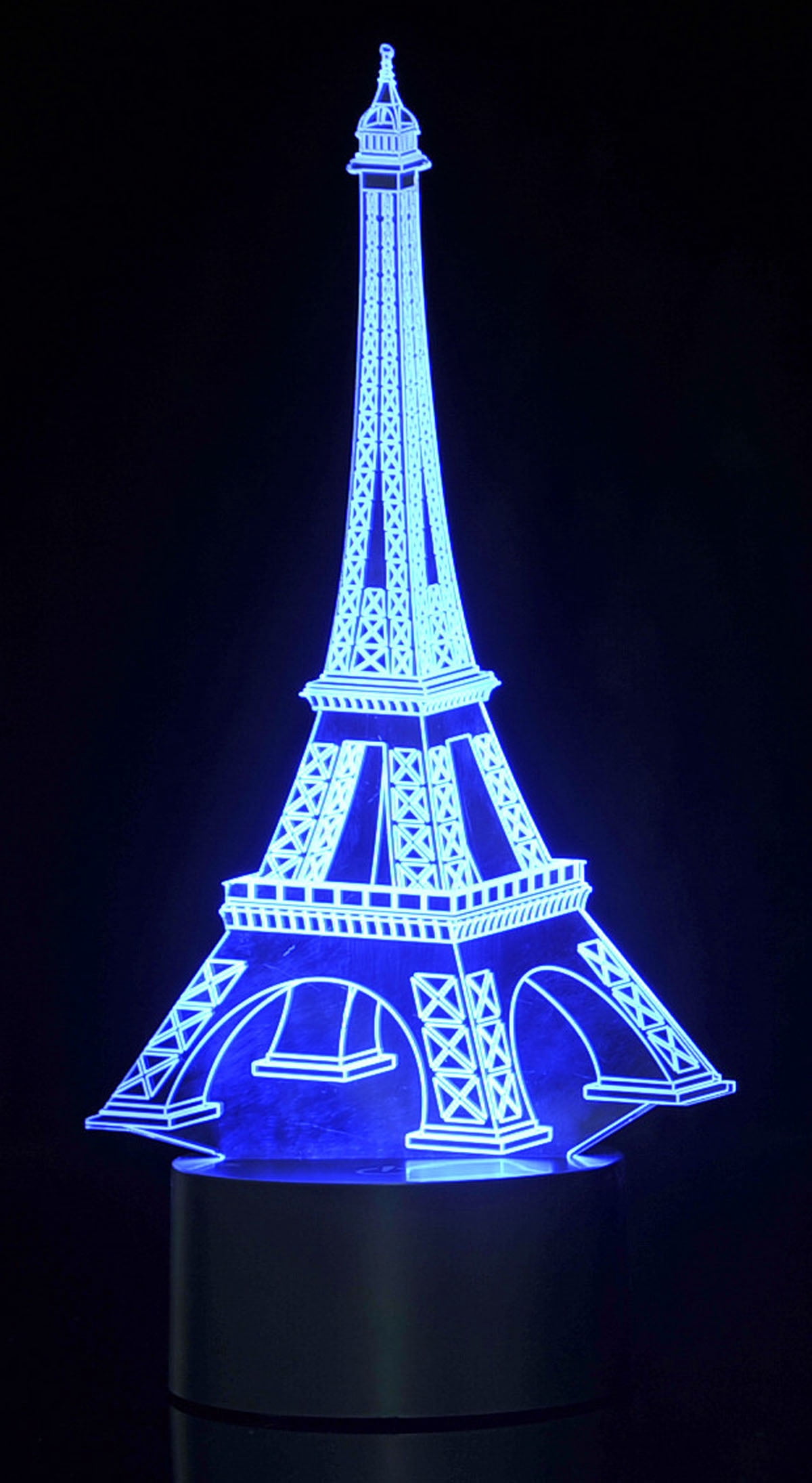 3D Eifel Tower Laser Cut Precision LED Lights Shop All Novelty Light
