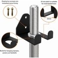 thumbnail image 4 of czcpp-Barbell Storage Rack Wall Mount, Heavy Duty Vertical Barbell Holder Wall Barbell Hanger for Olympic Barbell, Curl bar for Space Saving Commercial or Home Gym Accessory, 4 of 4