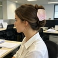 thumbnail image 5 of Gytml Shell Hair Claw Clip, Large Non- Beach Hair Accessory Fashionable Seashells Hair Barrettes For Women Summer Vacation Daily Wear(Pink-2.44X3.74Inch), 5 of 6