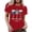 Red, variant on HCYSFG Womens 250th Anniversary t shirt Wine Glass Print top Independence Day Crew Neck Casual Patriotic July 4th Celebration Style tee