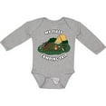thumbnail image 3 of Inktastic My First Camping Trip-camping Hedgehog Boys or Girls Long Sleeve Baby Bodysuit, 3 of 5