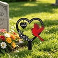 thumbnail image 5 of StlyGar Graves Cemetery Decorations,Cardinals Memorial Grave Markers for Cemetery Memorial Stakes Metal Grave Decorations,Outdoor Outside Yard Garden P, 5 of 8