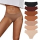 thumbnail image 5 of Gibobby Ropa interior bikini elástica para mujer Traceless Sports Fitness Tanga T Pantalones Bragas Mujer Cintura Transpirable Calzoncillos de secado rápido Sentido de mujer C(Beige, XXXL), 5 of 5