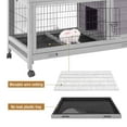 thumbnail image 4 of BUTINGLALE Rabbit Hutch Indoor Outdoor Rabbit Cage Bunny Cage with Run,No Leak Pull Out Tray,Wire Fence, 4 of 7