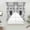 Light Gray, variant on Vintage Bees Crowns Swag Curtains for Kitchen/Bedroom/Living Room, Rustic Leaves Rings Brown Gradient Scalloped Curtains 63 Inch Long, Window Swag Topper Curtains Valances 2 Panels Set 36"x63"