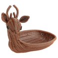 thumbnail image 1 of 1 Pc Creative Storage Basket Fruit Holder Food Basket For Home Use (light Brown), 1 of 3