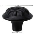 thumbnail image 5 of GlideRite 1-1/4 Inch Round Braided Cabinet Knob, Pack of 25, Matte Black, 82115-MB-25, 5 of 6