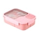 thumbnail image 2 of Lonchera para adultos de 1450 ml | Fiambrera bento hermética de 3 compartimentos con cuchara y tenedor | Recipiente de plástico sellado apto para microondas para adultos y estudiantes | Portátil, 2 of 6