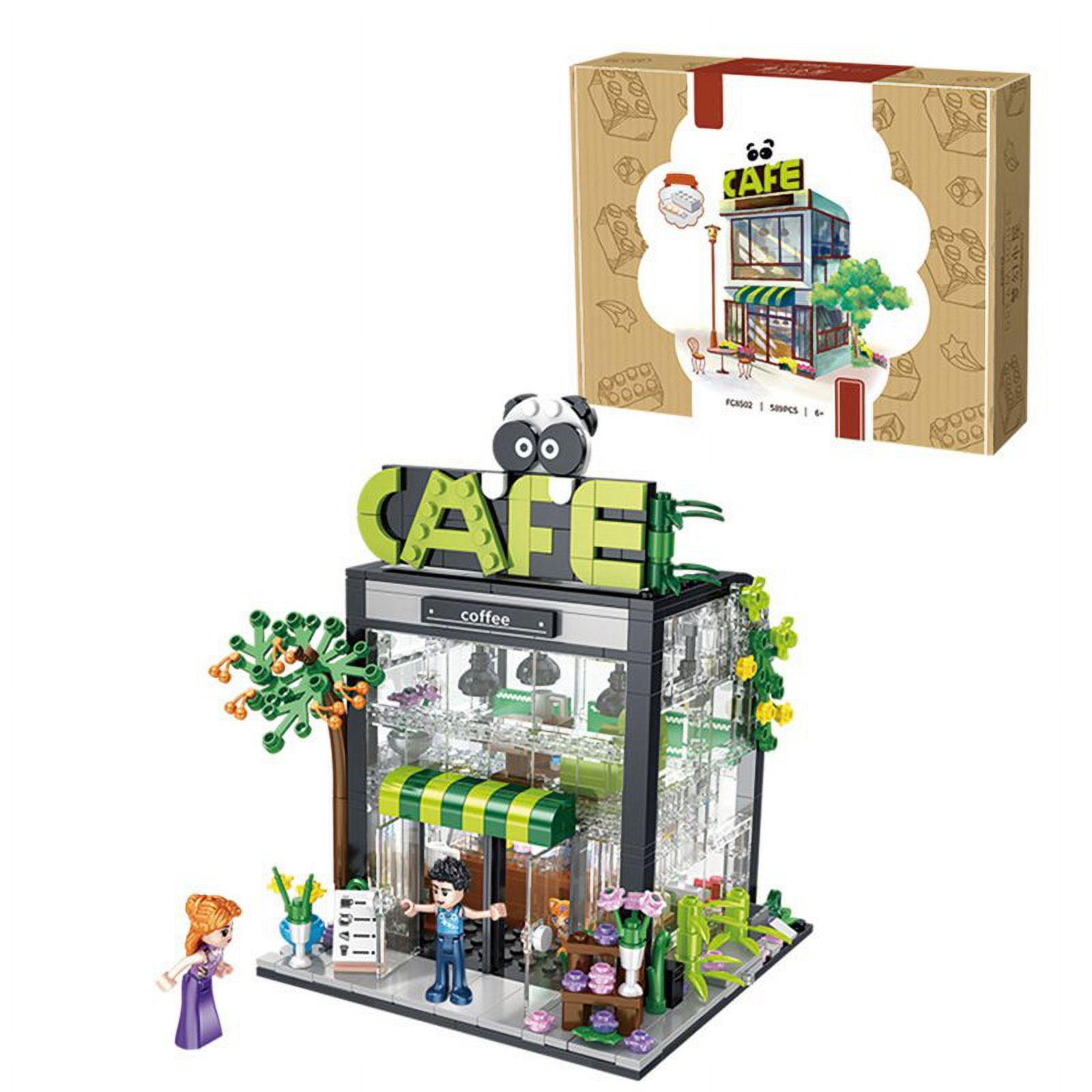 Creative City Street View Shop Building Blocks Toys House