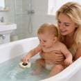 thumbnail image 3 of Mupvlun Digital Bathtub Water Temperature Monitor, Flower-Shaped Cartoon-Style Floating Water Meter, Fast and Accurate Readings Beige, 3 of 8