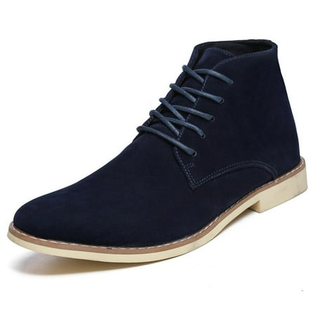 

Men‘s Casual Ankle Boots British Style Lace Up Boots For Winter