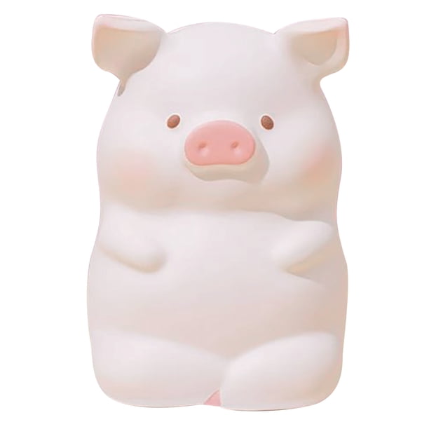 Juguete de descompresión, juguete de cerdo exprimible, juguete de PU para aliviar el estrés, juguete de cerdo exprimidor, máxima comodidad