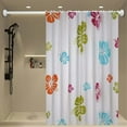 thumbnail image 2 of Fabric Shower Curtain Cloth, Shower Curtain 1 Set Of Shower Curtain (Orange-One Size), 2 of 7