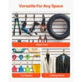 thumbnail image 5 of VEVOR Slat Wall Paneling,4 x 4 ft, MDF Garage Slatwall with Modular Design,White Slat Wall Easy-to-Install Adjustable Slatwall Panel with Coupling Structure & DIY Cutting,Fits for Storage & Display, 5 of 9