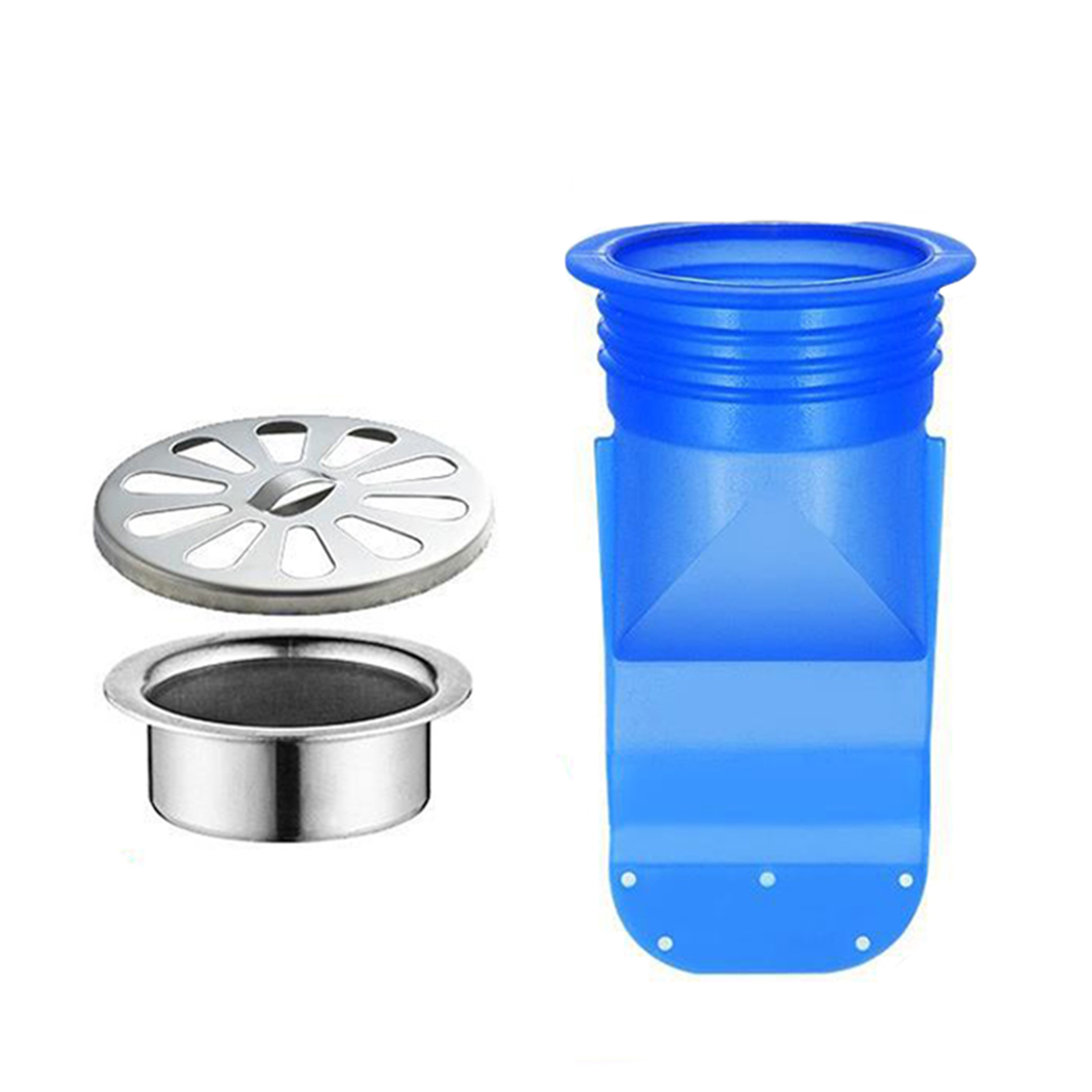 Pyltt OneWay Drain Seal Valves Bathroom Kitchen Drain Cover Blue 3