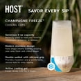 thumbnail image 3 of Host Champagne Freeze Tumblers, Wine Glasses, 9 oz Set of 2, Deep Lilac, 3 of 11