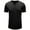 Black, variant on Fengqque Men's Short Sleeve Shirts Plus Size Shirts Solid Color Short Sleeve T-Shirts Button-Up Shirts