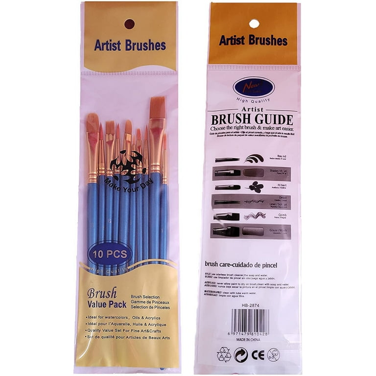 Microscale Industries, Inc. Micro Set, Micro Sol, Micro Flat, Micro Satin,  1 oz. Bottles, One of Each with Make Your Day Paintbrush Set