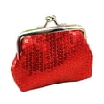 thumbnail image 1 of HLONK Mode Femmes Paillettes Boucle Mini Porte-Monnaie Pochette Portefeuille Pratique Sac, 1 of 7