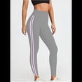 thumbnail image 4 of de Compresión para Control de Abdomen para Mujer, Pantalones de Yoga para Correr y Hacer Ejercicio con Cintura Alta. Rosa Gris XXL, 4 of 8