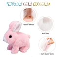 thumbnail image 3 of 100% Brand New Electric Plush Rabbit Hopping Jumping Interactive Stuffed Rabbit Toys Kids Gift B, 3 of 5