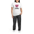 thumbnail image 5 of CafePress - Nurse Practitioner Heart Women's Light Pajamas - Women's Short Sleeve Print T-Shirt and Pants Light Cotton Pajama Set, 5 of 7