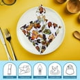 thumbnail image 6 of Qinduosi Fall Cloth Napkin, Thanksgiving Autumn Watercolor Leaf Party Dinner Decoration Washable Napkins 4 PCS, 6 of 7