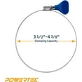 thumbnail image 2 of 70120 Pince à Tuyau de Clé de 4 Pouces, Pince à Clé Réglable en Acier Inoxydable pour Collecte de Poussière et Tuyau de Ventilation de Sécheuse, Lot de 5, 2 of 6