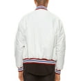 thumbnail image 3 of Men's Premium Classic Snap Button Baseball Letterman Varsity Bomber Jacket Windbreaker, 3 of 5