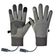thumbnail image 1 of EGNMCR Mitaines Gants Chauffants pour Hommes Femmes Mitaines Écran Tactile Imperméables USB Gants d'Hiver Gants Chauffants pour Conduite Vélo Chasse Randonnée Gant de baseball, 1 of 9