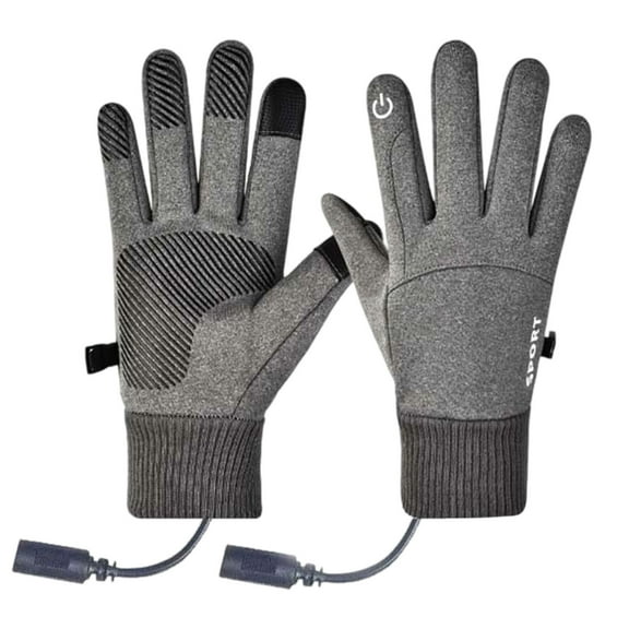 Steadline USB Rechargeable Heated Gloves with Touchscreen Fingers,Waterproof Winter Gloves for Men and Women,Thermal Mittens for Driving Cycling Hunting Hiking in Extreme Cold Weather