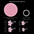 thumbnail image 4 of 10 Pcs Steering Wheel Cover for Women Cute Car Accessories Set with Seat Belt Shoulder Pads Cup Holders, 4 of 5