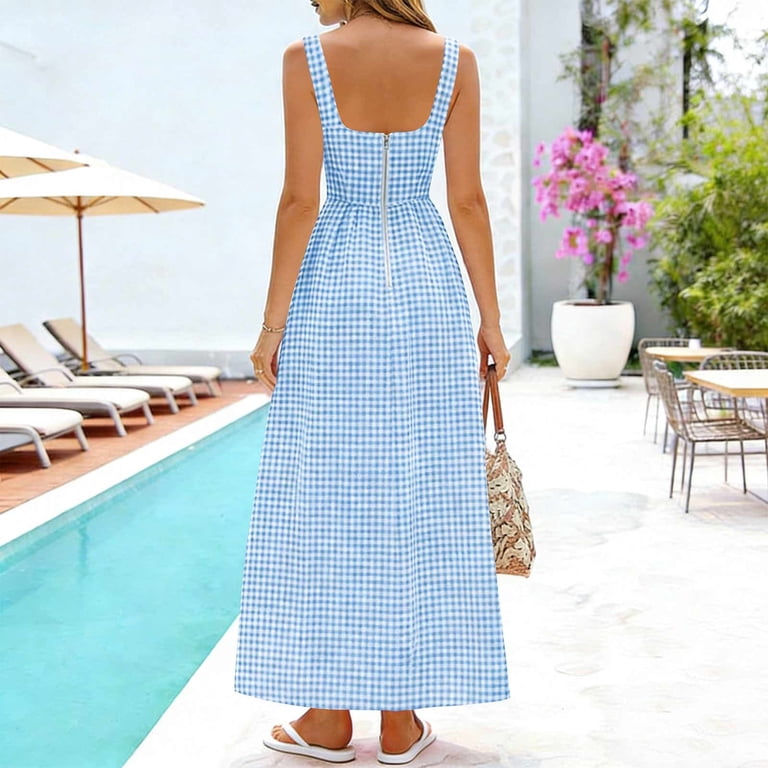 fitted summer maxi dresses Silquee Elegant White Floral Women's Summer Maxi Dress,3D Flower Sleeveless  Strapless Fitted Gown For Birthday,Wedding,Vacation Party & Formal Events