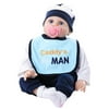 22 Inches Sweet Cute Reborn Cloth Baby Doll - Type 3 (Clothing As Shown)