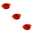 thumbnail image 3 of Guardoinrt 1/2/3 Mariage Fête Gâteau Restaurant Réutilisable Lavable Mousse Ronde Moule Cuisine Gadget Accessoires Rouge 10 Pouces 3PCS, 3 of 6