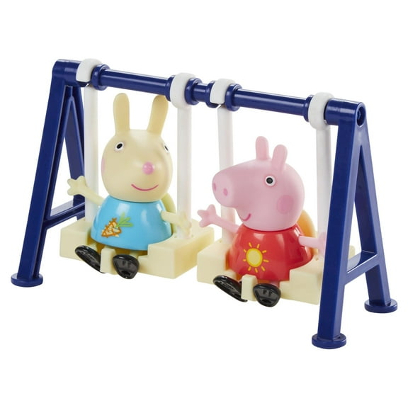Peppa Pig Peppa's Adventures Peppa's Outside Fun Playset, with 2 Figures and 3 Accessories, Ages 3 and Up