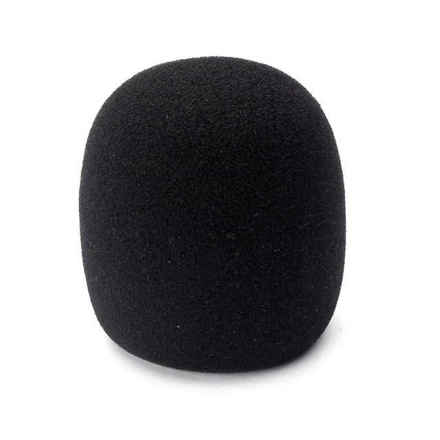 MesaSe 40mm Microphone Cover Professional Thicken Studio Windscreen Protective Shield Sponge Microphone (Black)