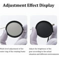 thumbnail image 4 of Sunglasses, Adjustable Tint Sunglasses – 9-Gear Smart Tint, Scratch-Resistant, Retro Matte Finish for Men & Women, 4 of 9