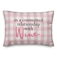 thumbnail image 2 of Creative Products In a Committed Relationship 14x20 Spun Poly Pillow, 2 of 3