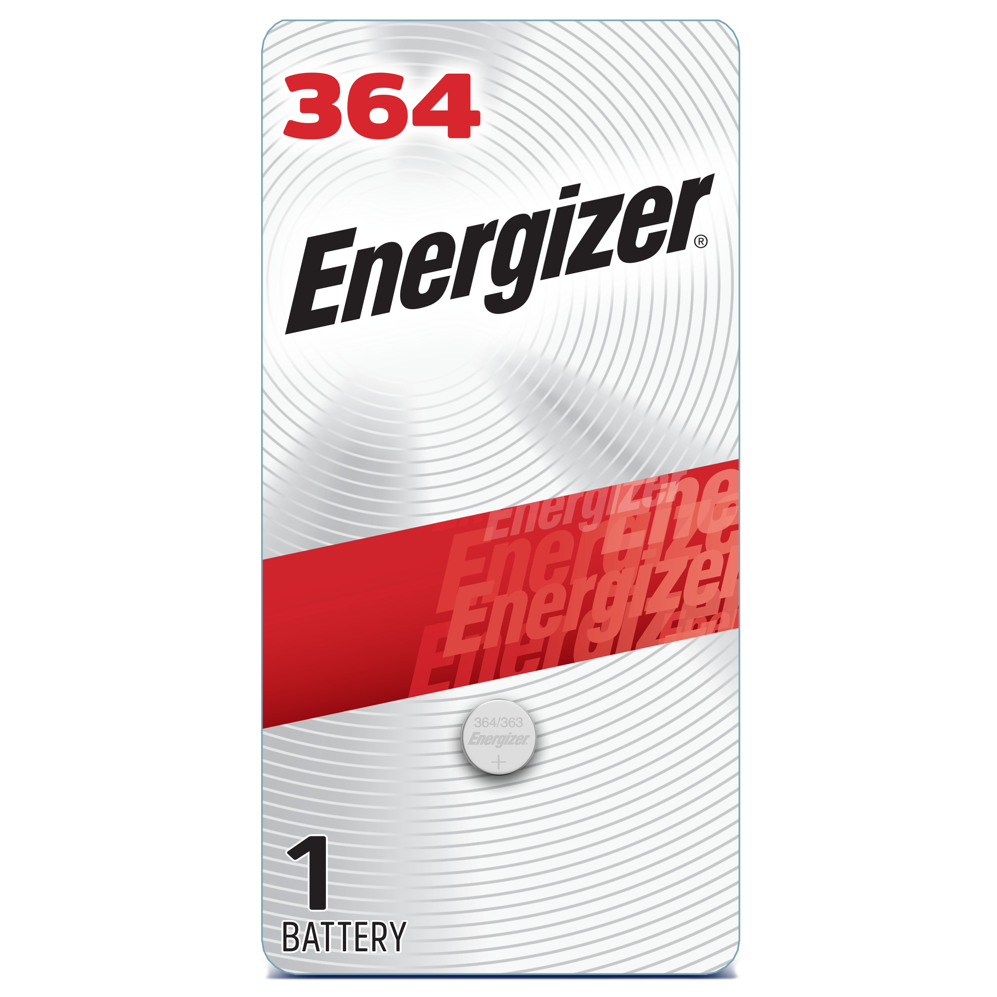 Energizer 364 Silver Oxide Button Cell Batteries for Watches, Small Electronics and More, 1 Pack